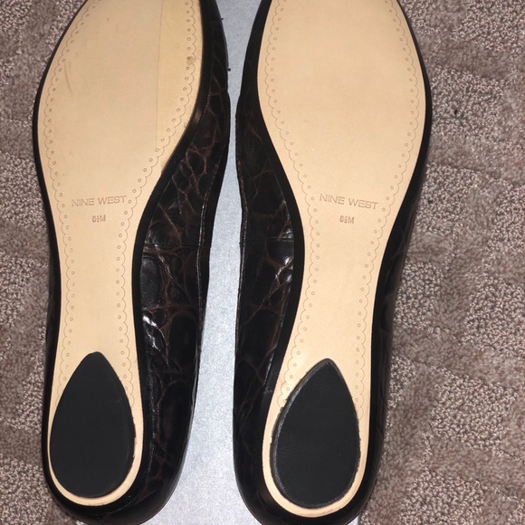 Nine West Shoes - Nine West  Crocodile Leather Flats